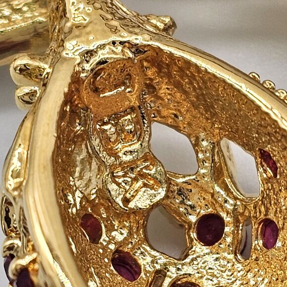 Camrose & Kross JBK Brooch Vtg  Berry Pinecone Jacqueline Kennedy Estate Pin - Picture 10 of 12